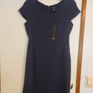 Nicole Miller's Classy Dark Blue Dress New With Tags